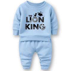 Minicult cotton Kids Coordinated sweatshirt and pant set with LION KING Character Prints(Lion King a63)