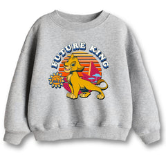 Minicult Full Sleeves Sweatshirt For Kids with LION KING Print(Simba 7)