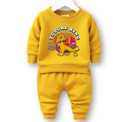 Minicult cotton Kids Coordinated sweatshirt and pant set with LION KING Character Prints(Simba b16)(Pack of 2)