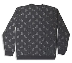 minicult Sweatshirt with All Over Print for Boys and Girls (All Over Print)(AOP-09) Light Blue