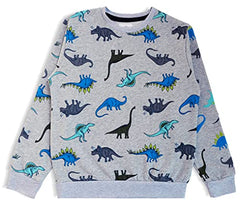 minicult Sweatshirt with All Over Print for Boys and Girls(All Over Print)(AOP-07) Green